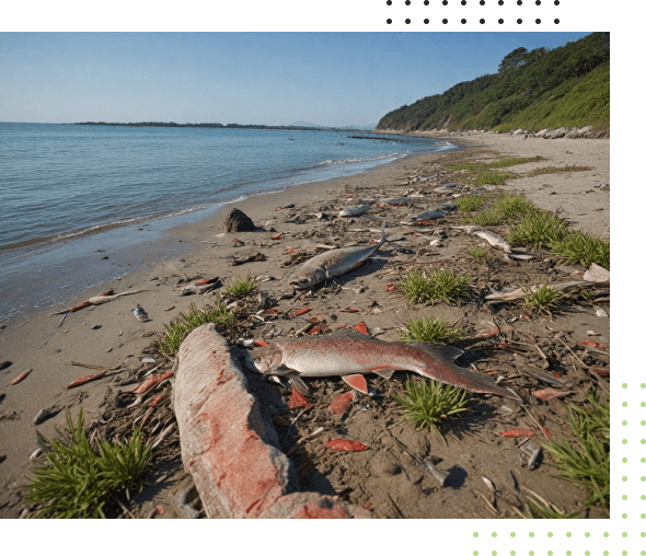 Harmful Algae Bloom effect on fish
